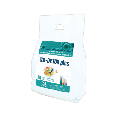 VB-DETOX Plus vi sinh khử phèn cấp tốc giải độc nước ao