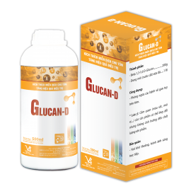 GLUCAN-D (Bổ trợ gan tuỵ tôm - Tăng cường hấp thu thuốc)