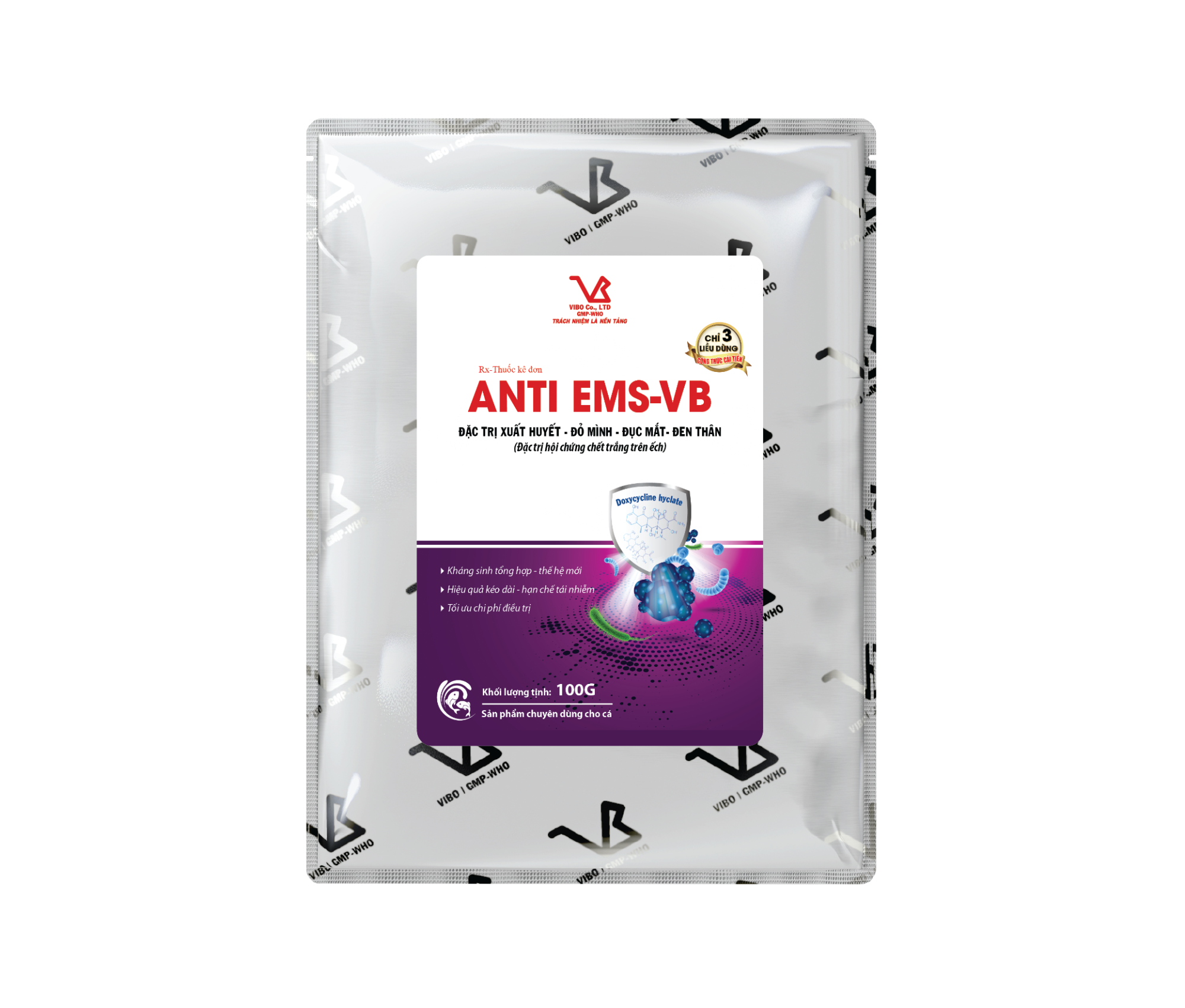 ANTI EMS-VB (Đặc trị xuất huyết đỏ mình đục mắt đen thân)