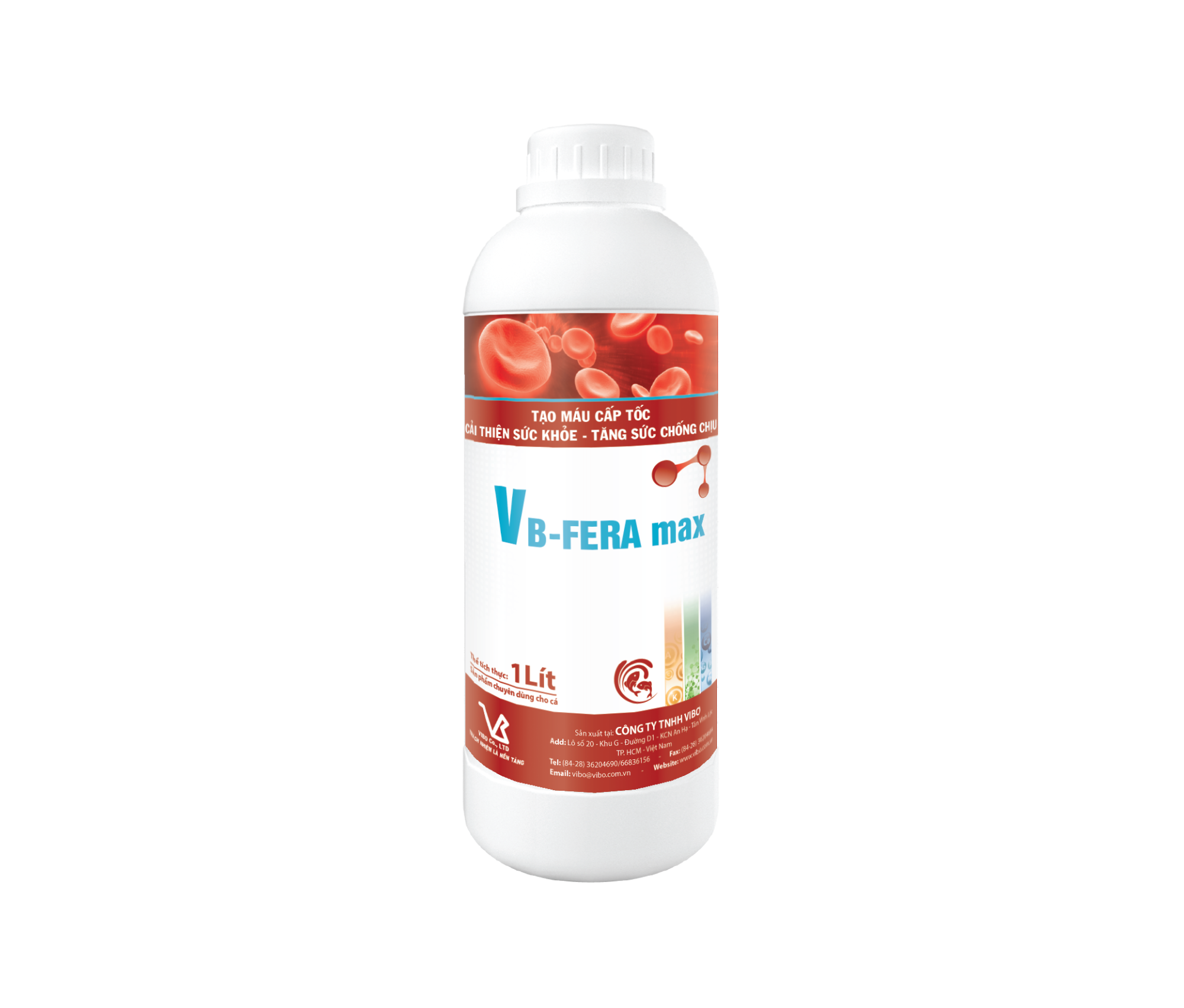 VB-FERA max (Tạo máu cấp tốc tăng sức đề kháng hỗ trợ điều trị cho cá)