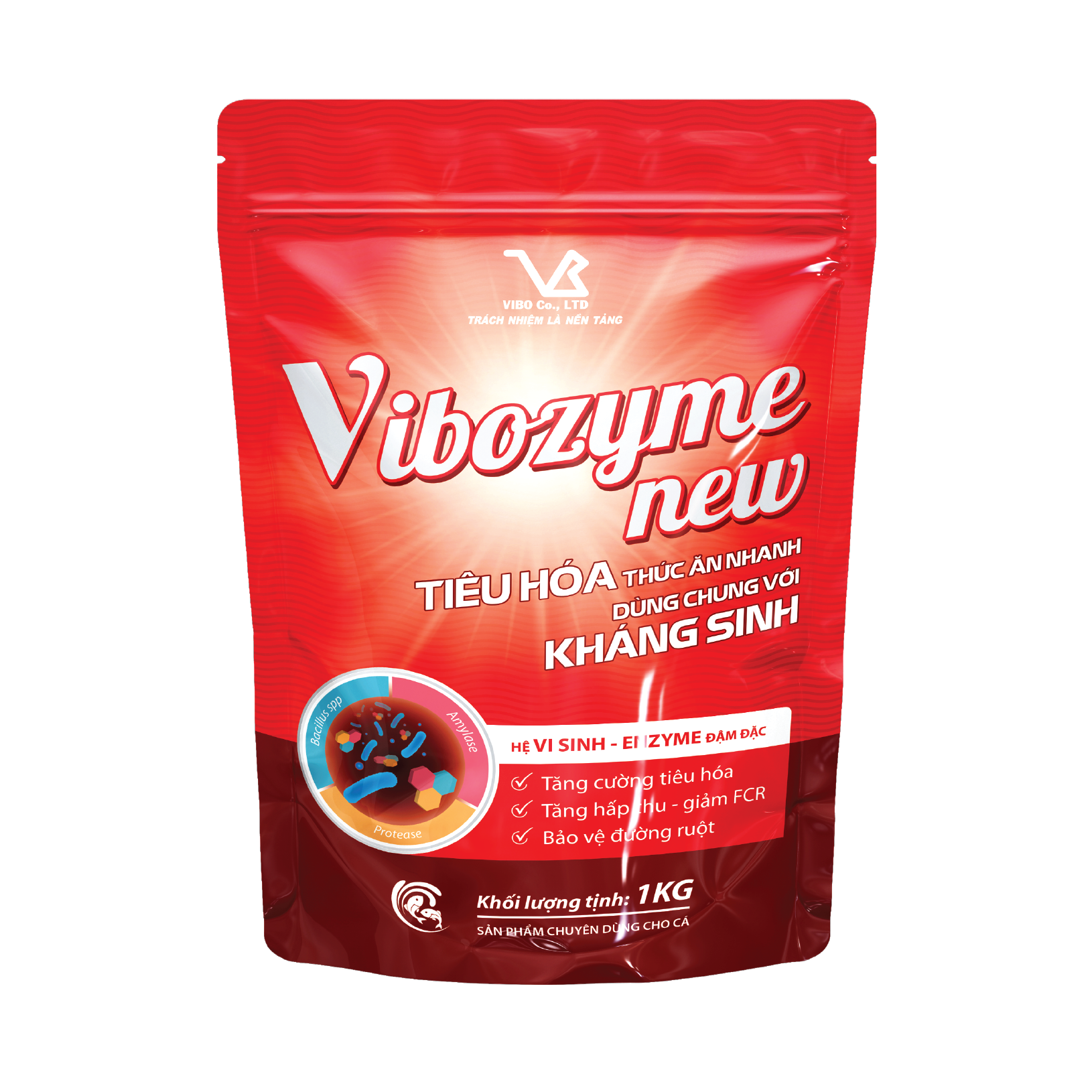 VIBOZYME new (Tiêu hóa thức ăn nhanh cho cá)