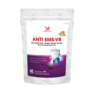 ANTI EMS-VB (Đặc trị xuất huyết đỏ mình đục mắt đen thân)