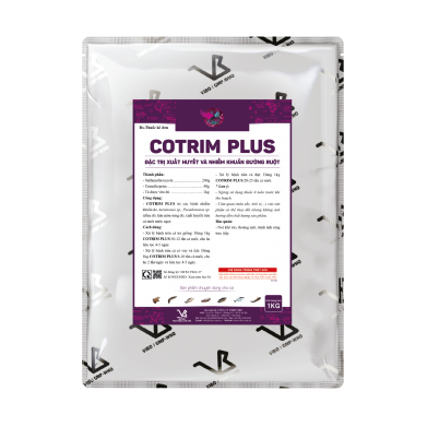 COTRIM PLUS (Đặc trị xuất huyết và nhiễm khuẩn đường ruột cho cá)