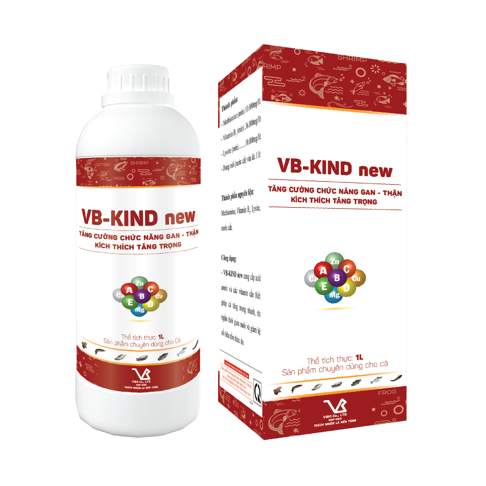 VB-KIND new (Tăng cường chức năng gan thận kích thích tăng trọng)