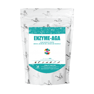 ENZYME-AGA (Xử lý sàn ếch khử mùi hôi phân hủy chất thải hữu cơ)