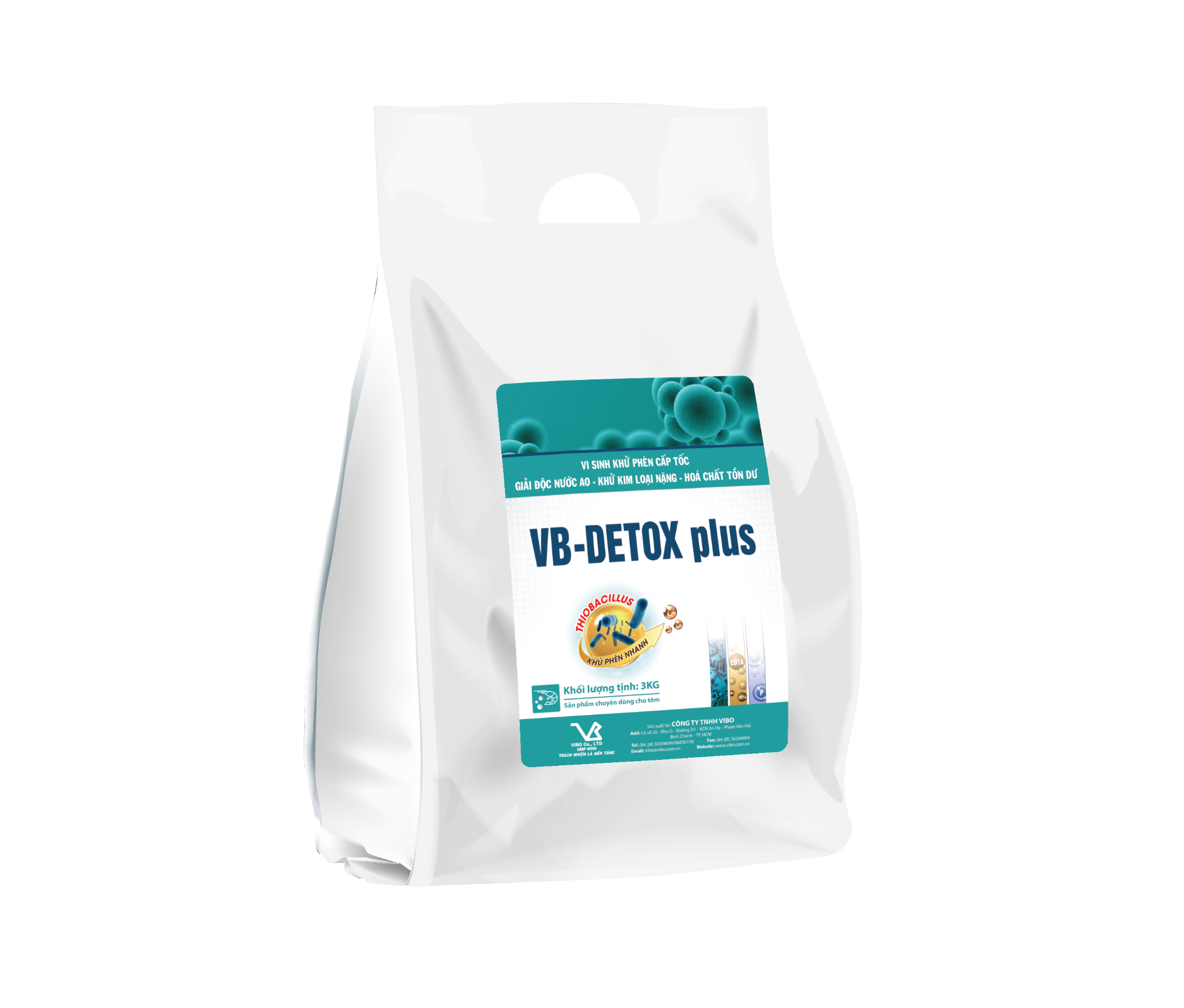 VB-DETOX plus (Khử phèn, kim loại nặng, trung hoà clorine)